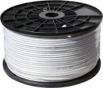 SHIVERPEAKS BASIC-S SAT koaksialinis kabelis 0,9/4,6, trigubai ekranuotas, CCS, plastikinė ritė, 110dB, 100m (BS81900-15)