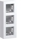 HAGER WAD8310WM pavir&scaron;inio montavimo 3 modulių korpusas, A.8 dizainas, grynai balta
