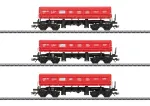 M&auml;rklin 48458 H0 3 vagonų &scaron;oninis i&scaron;krovimo vagonų rinkinys Fas, DB Schenker Rail Polska S.A.