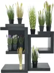 EUROPALMS dirbtinė auk&scaron;tapelkės žolė dekoratyviniame vazone, 60cm 82505862