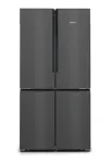 Siemens iQ500 KF96NAXEA side-by-side &scaron;aldytuvas French Door, laisvai pastatomas, 605 l (405 l + 200 l), 183 cm, Home Connect, tamsus nerūdijantis plienas