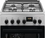 Electrolux LKK540232X 50 cm laisvai stovinti dujinė viryklė su elektrine orkaite, nerūdijantis plienas