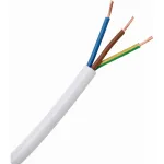 HEINRICH KOPP H05VV5-F 3G 1mm&sup2; baltas PVC alyvai atsparus lankstus kabelis 10m 151710849