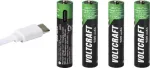 VOLTCRAFT Micro (AAA) Li-Ion akumuliatoriai 500 mAh 1,5 V, 4 vnt. (VC-17275565)