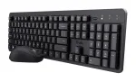 Trust Ody II belaidė klaviatūra su pele, RF, QWERTY, juoda