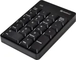 Sandberg Wireless Numeric Keypad 2 belaidė skaičių klaviatūra, RF, 18 klavi&scaron;ų, ne&scaron;iojamam / stacionariam kompiuteriui, juoda