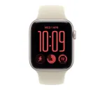 Apple Watch SE 3 GPS + Cellular 40 mm Starlight aliuminio korpusas su smėlio spalvos sportine apyranke, S/M