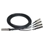 HPE X242 QSFP 4x10G SFP+ 5m DAC kabelis