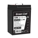 GREENCELL AGM VRLA baterija 6V 4Ah IP54