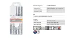 Gręžtų plaktukinių rinkinys Bosch PRO SDS plus-5X, 5 vnt. (SDS-plus)