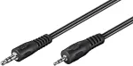 Microconnect AUD3525LL2 garso kabelis 2 m 3.5mm 2.5mm Juodas