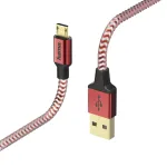 Hama 00178288 USB 2.0 laidas 1,5 m USB A &ndash; Micro-USB B raudonas
