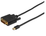 Microconnect MDPDVI1B vaizdo kabelio adapteris 1 m Mini DisplayPort DVI-D juodas