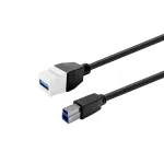 VivoLink USB 3.0 Type-A Moteri&scaron;kas-Moteri&scaron;kas Prailginimo Laidas PROKEYUSB3AFBM2W, baltas