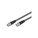Koaksialinis kabelis Microconnect 50413 BNC BNC 0,5 m juodas