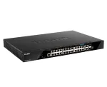 D-Link DGS-1520-28MP/E valdomas L3 jungiklis Gigabit Ethernet (10/100/1000) Power over Ethernet (PoE) 1U juodas