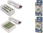 ANSMANN Basic II įkroviklis 2&times;AA 1300mAh NiMH akumuliatoriams