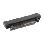 InLine SATA adapteris, M/F, 22 kontaktų (15+7), žemyn lenktas