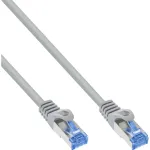 InLine Patch laidas, Cat.6A, S/FTP, TPE lankstus, pilkas, 2m