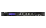 QNAP QGD-1600 valdomas Gigabit Ethernet (10/100/1000) jungiklis 1U, juodas, pilkas