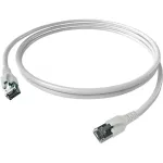Easylan CP1KWBWBW0005 RJ45 tinklo kabelis, jungiamasis kabelis CAT 6a S/FTP 0,5 m baltas 1 vnt.