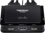 Trendnet TK-220DPI KVM jungiklis (klaviatūra/vaizdas/pelė) juodas (TK-220DPi)