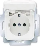 BUSCH JAEGER 20 EUKB-214 &ndash; ki&scaron;tukinis lizdas CEE 7/3 2P+E 250 V 16 A baltas