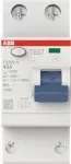 ABB liekamosios srovės grandinės pertraukiklis FX202A-40/0.03 2P A tipo 40A 30mA (2CSF202165R1400)
