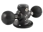 RAM Mounts apvalus dvigubos sferos pagrindas - C rutulys (1,5 colio), polietileniniame mai&scaron;elyje (RAM-217-1U)