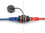 Tinklo kabelio jungtis DeLOCK 88145 RJ45 į RJ45 Cat.6A juoda