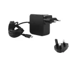 Maitinimo adapteris CoreParts MBXUSBC-AC0002, 65 W, USB-C, juodas