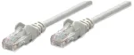 Intellinet tinklo jungiamasis laidas, Cat5e, 5 m, pilka, CCA, U/UTP, PVC, RJ45, auksuoti kontaktai, apsaugotas nuo užkliuvimo, su gaubtuvais, viso gyvenimo garantija