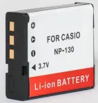 Extra Digital NP-130 baterija, skirta Casio, 3,7 V 2000 mAh, Li-ion