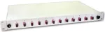 Lightwin LWL Splice Box, 12 skaidulų, 12x SC daugiamodis, 50/125&micro;m OM4 pigtail, Splice Box (SPBOX 12G50 OM4 SC)