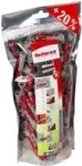 Fischer DUOPOWER 8 Big Pack sieninis kai&scaron;tis 40 mm 8 mm 535980 120 vnt.