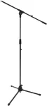 Mikrofono stovas Omnitronic MS-2 su svirtimi, juodas