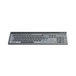 Hama WK-750 kelių įrenginių klaviatūra, belaidė, su ap&scaron;vietimu, QWERTZ voki&scaron;ka, juoda