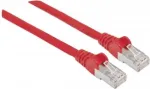 Intellinet tinklo jungiamasis kabelis, Cat5e, 5 m, raudonas, CCA, SF/UTP, PVC, RJ45, auksuoti kontaktai, apsaugotas nuo užkliuvimo, su gaubtu, viso gyvenimo garantija