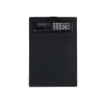 MAUL A4 plan&scaron;etinis aplankas su skaičiuotuvu Einfacher Calculator Black (23254-90)