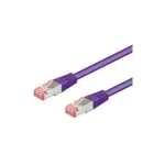 Wentronic Goobay CAT 6 jungiamasis kabelis, S/FTP (PiMF), violetinis, 30 m - LSZH halogenų neturintis, varinis (93542)