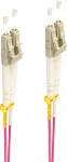shiverpeaks BS77928/4 &scaron;viesolaidinis kabelis, OM4, 20 m, LC-LC, 50 &micro;m, pilnas dupleksas, violetinis