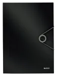 Leitz 3-Flap Folder Solid PP A4, 3-durų aplankalas, A4, polipropilenas (PP), juoda, 150 lapų, 80 g/m&sup2;