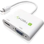 Techly Mini DisplayPort į HDMI/VGA adapteris, 0,15 m, Mini DisplayPort, HDMI + VGA (D-Sub), Ki&scaron;tukas, Lizdas, 1920 x 1200 pikselių