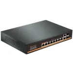 HISMART PoE Switch 1000Mbps 8-Port + 2G Uplink + 2G SFP