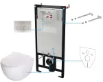 DEANTE 6-in-1 paslėptas tualeto komplektas