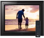 Pix-Star Digital Photo Frame Lux 10 / 1xUSB / Black / 16GB