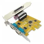 SUNIX MIO6479A PCIe 2.0 nuoseklioji lygiagrečioji adapterio plok&scaron;tė &ndash; 2x RS-232 DB9, 1x lygiagretusis DB25
