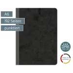 Brunnen FACT!plus užra&scaron;ų knygelė DIN A6 ta&scaron;kine liniuote