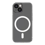 Connect Apple iPhone 15 skaidrus dėklas su magnetu ir kameros apsauga