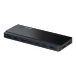 TP-LINK UH720 7-Port USB 3.0 Hub su 2 Smart Charging Prievadais - Juoda